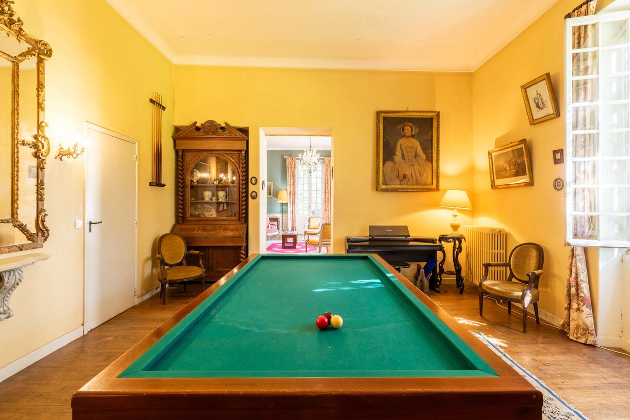 La salle de billard